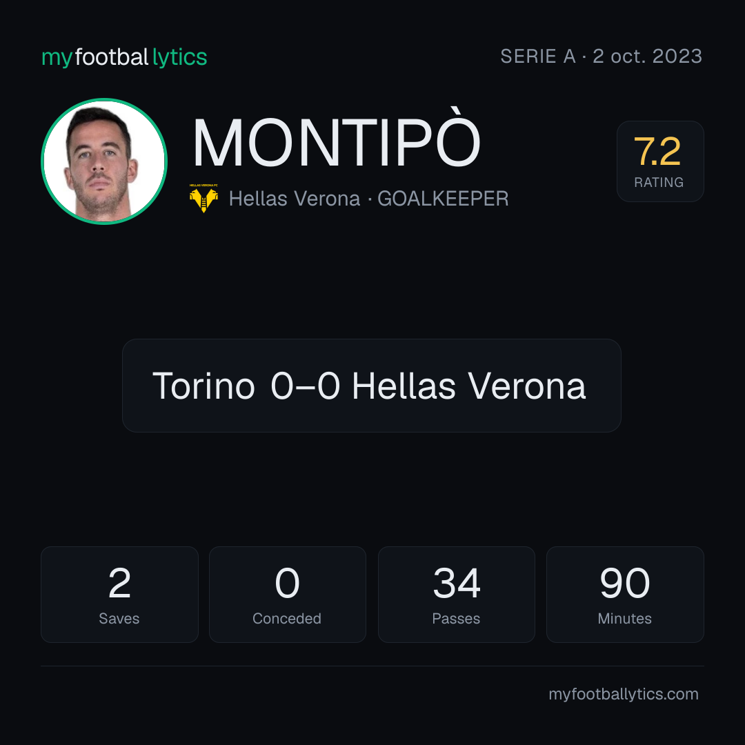 L. Montipò · Hellas Verona vs Torino